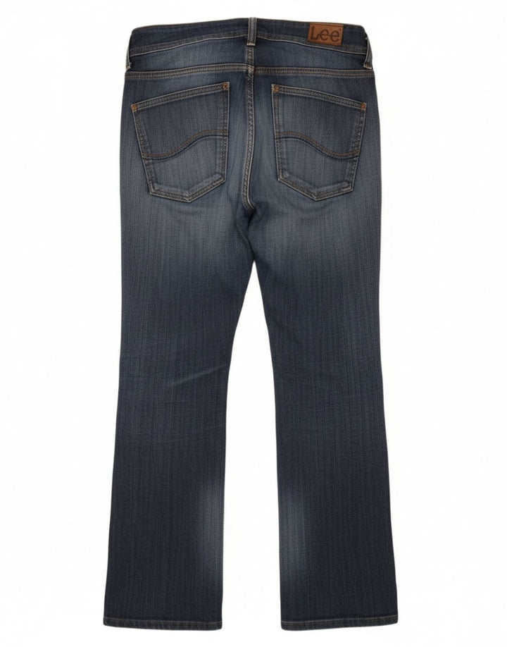 Lee Womens Cade   Bootcut Jeans W28 L29 Blue Cotton