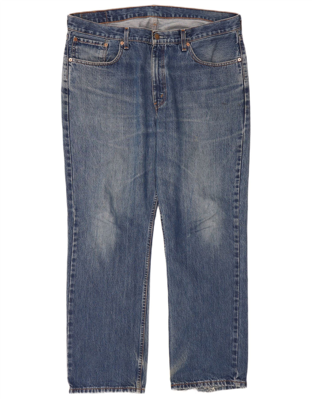 Levi's Womens Straight Jeans W40 L30 Blue Cotton