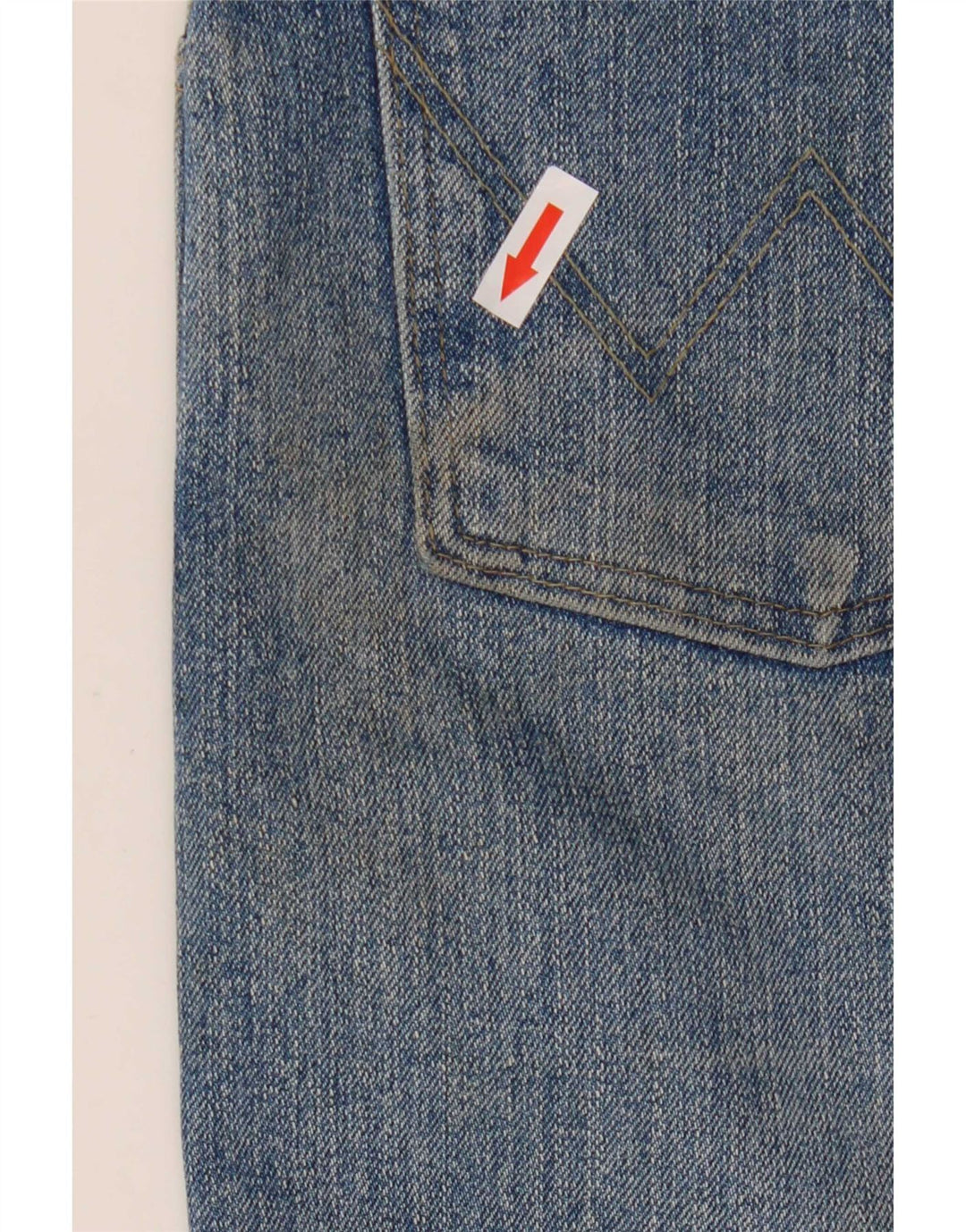 Wrangler Mens Straight Jeans W36 L30 Blue Cotton