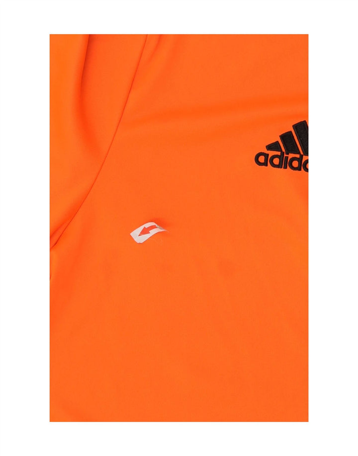 Adidas Mens Climalite T-Shirt Top XL Orange Polyester