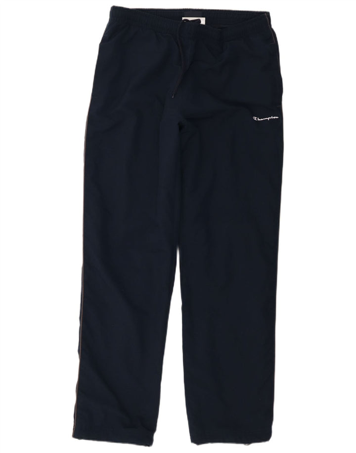 Champion Mens Tracksuit Trousers Large  Navy Blue Polyester