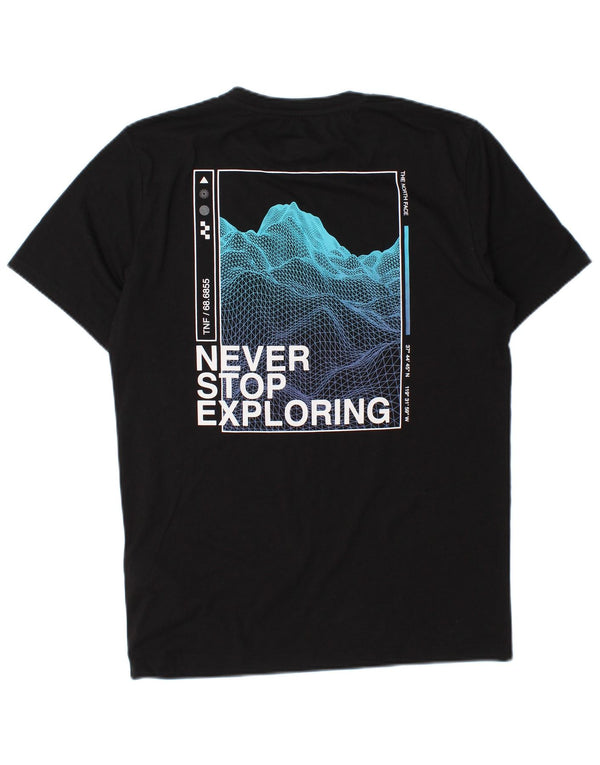 The North Face Mens Graphic T-Shirt Top Small Black Cotton