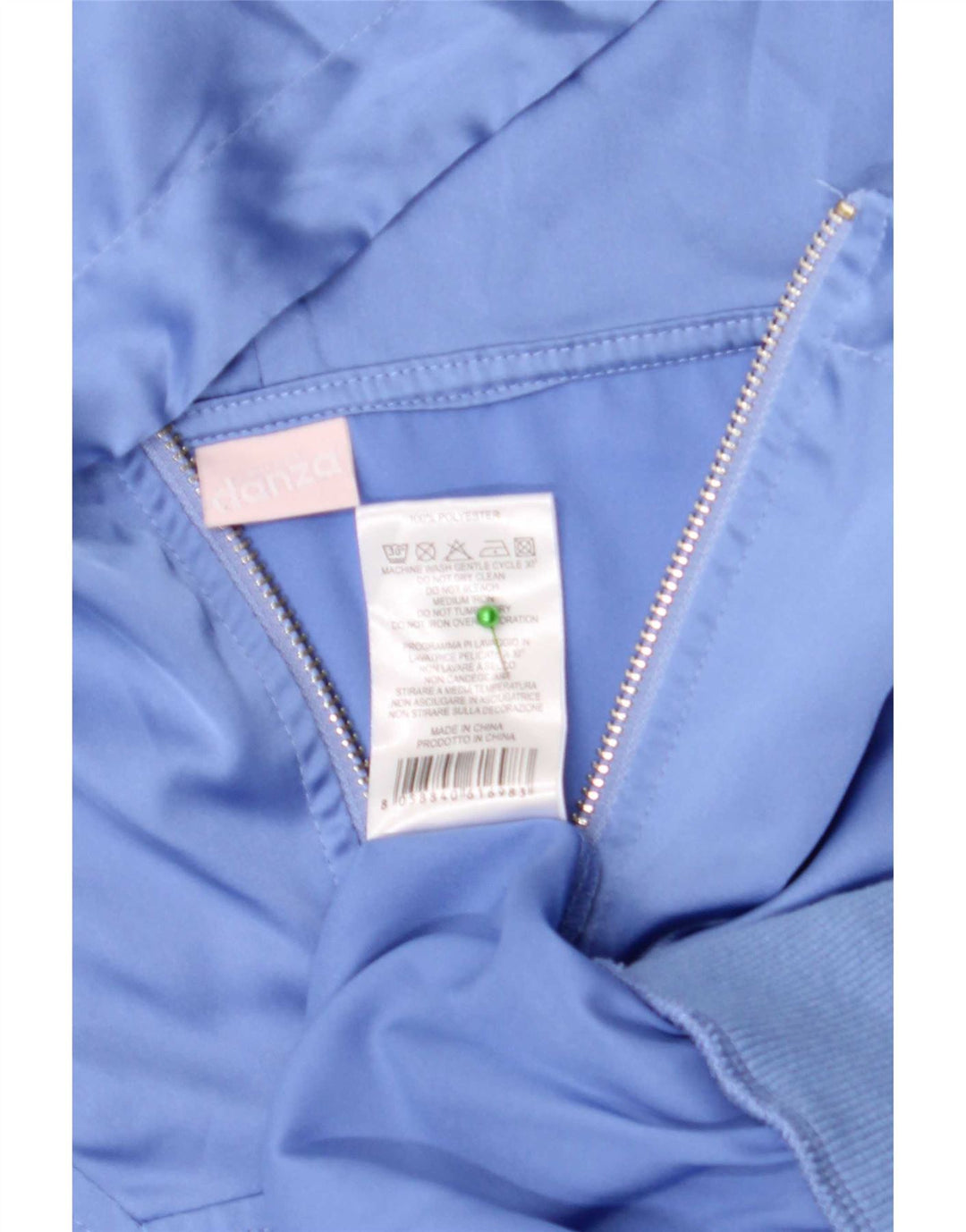 danza Womens Oversized Pullover Tracksuit Top Jacket UK 14 Medium Blue