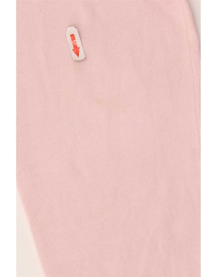 Zara Mens V-Neck Jumper Sweater Large Pink