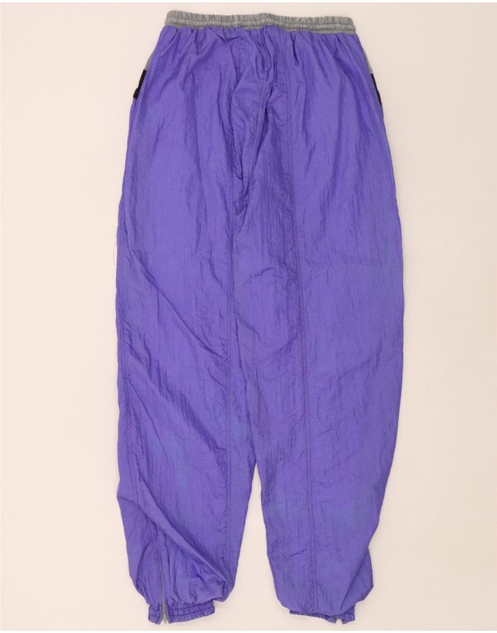 Vintage Mens Full Tracksuit Large  Purple Colourblock Polyamide
