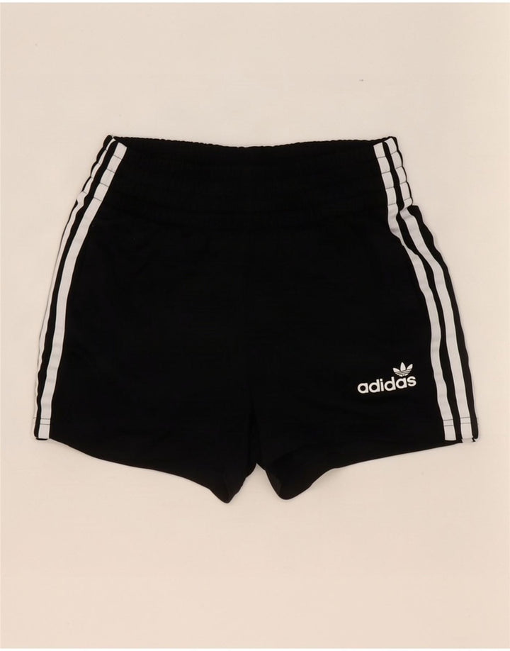 Adidas Womens Sport Shorts UK 4 XS Black Polyester