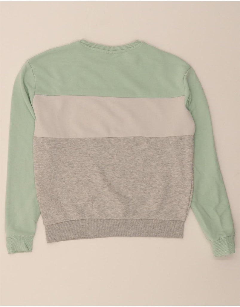 FILA Womens Sweatshirt Jumper UK 10 Small Multicoloured Colourblock Vintage Fila and Second-Hand Fila from Messina Hembry 