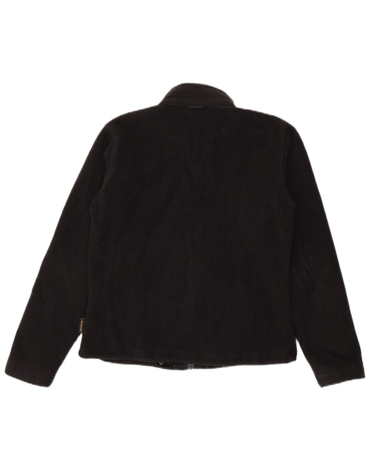 Jack Wolfskin Womens Liner Fleece Jacket UK 12/14 Medium Black Polyester