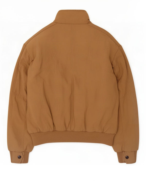 Coveri Mens Padded Jacket UK 42 XL Beige Cotton