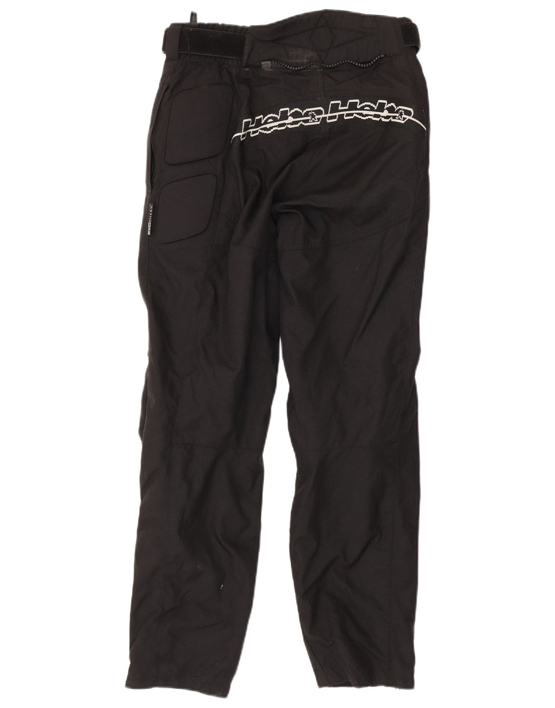 Hebo Mens Motorstyle Graphic Slim Trousers Large W34 L31 Black Polyamide