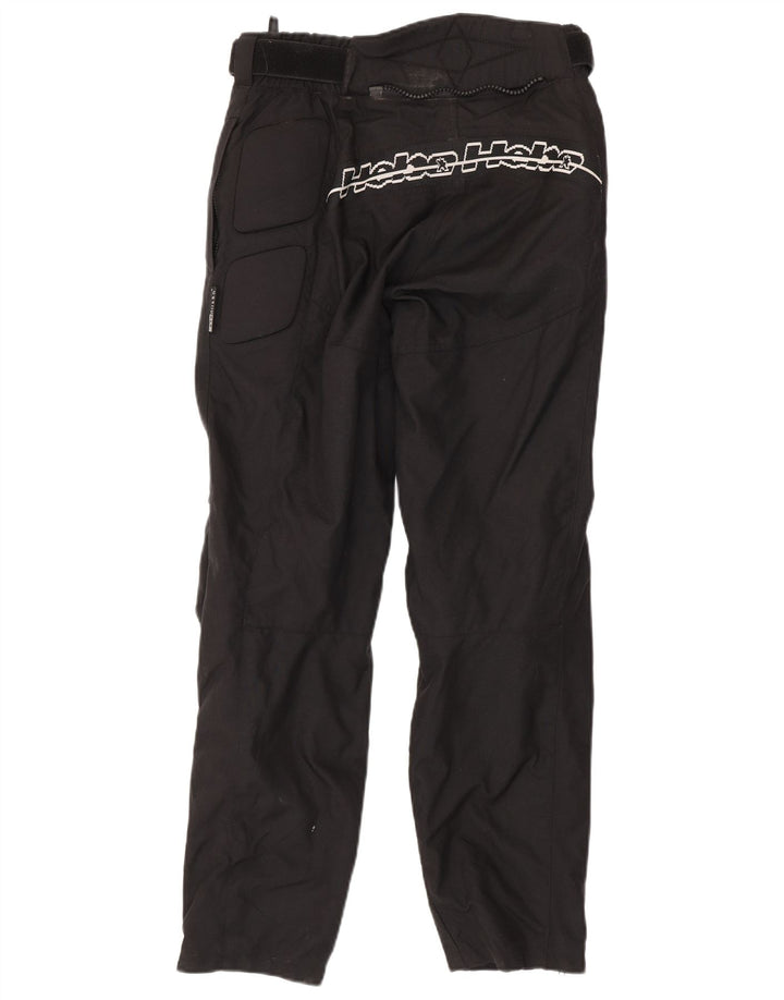 Hebo Mens Motorstyle Graphic Slim Trousers Large W34 L31 Black Polyamide