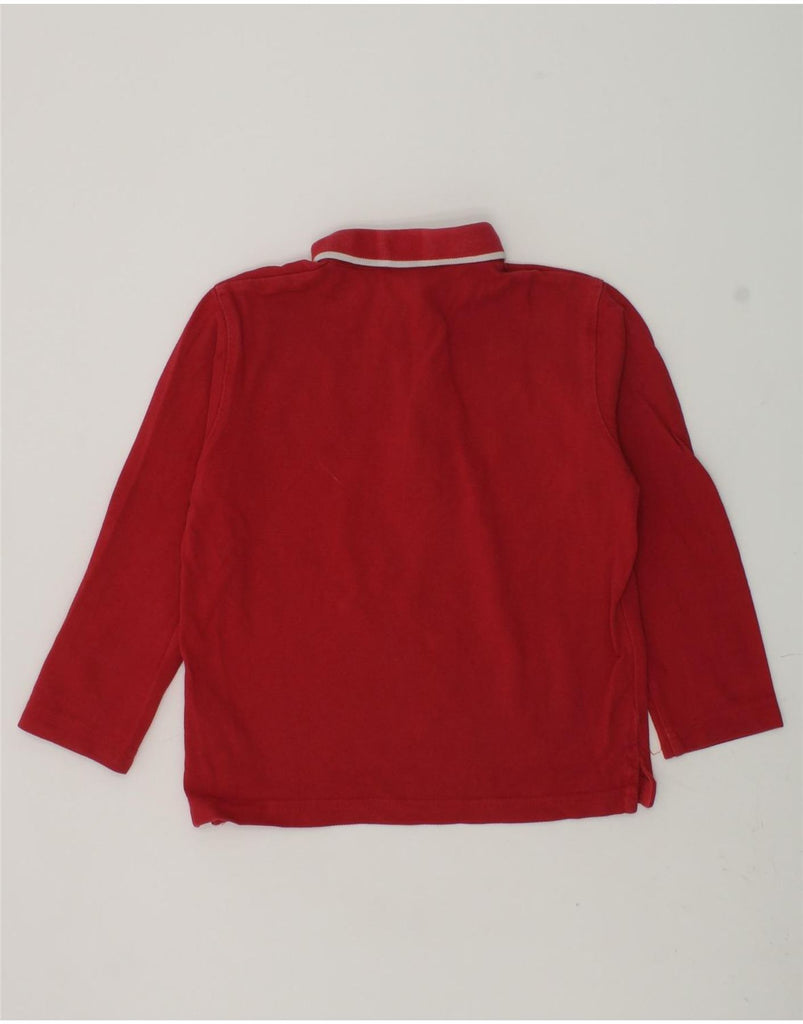 HUGO BOSS Boys Long Sleeve Slim Fit Polo Shirt 3-4 Years Red Cotton | Vintage Hugo Boss | Thrift | Second-Hand Hugo Boss | Used Clothing | Messina Hembry 