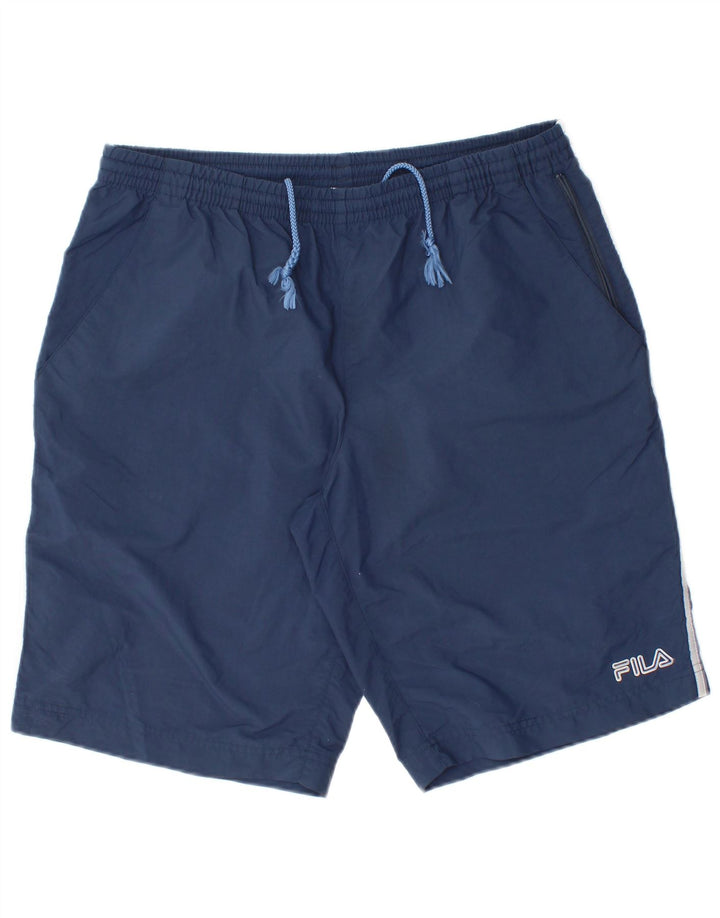 Fila Mens Sport Shorts Large  Navy Blue Polyamide