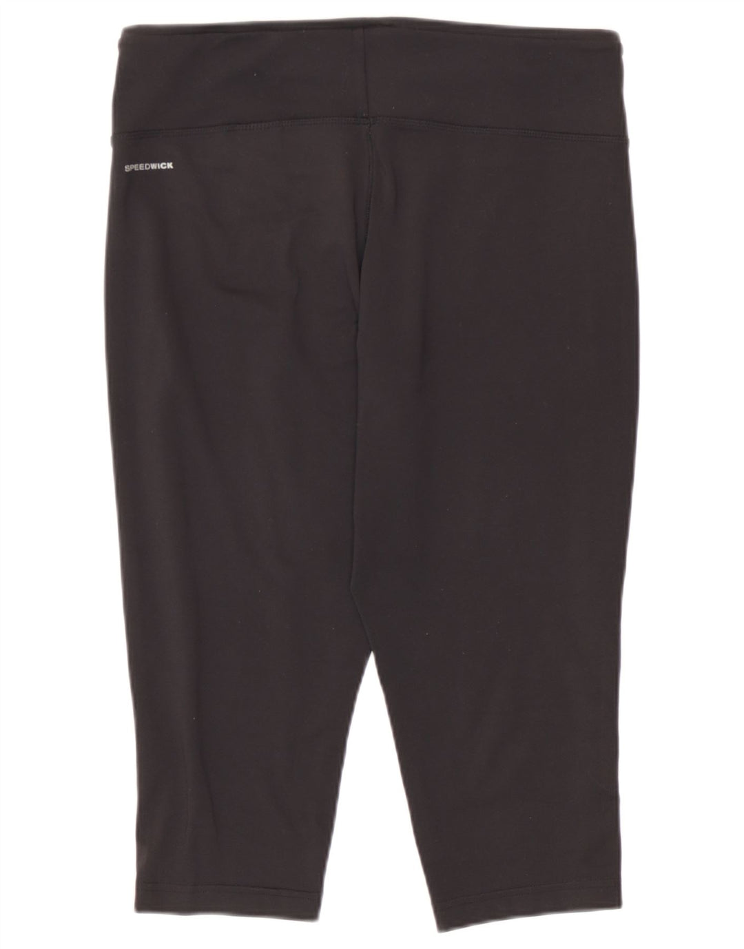 Reebok Womens Capri Leggings UK 16/18 Large Black Polyester
