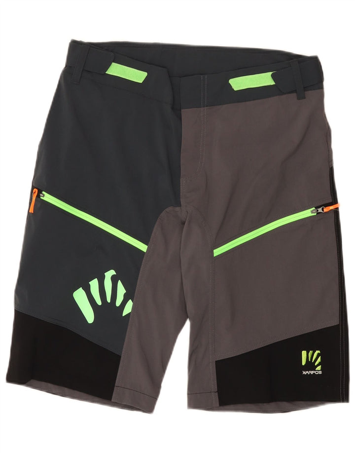 Karpos Mens Graphic Hiking Shorts Large W34 Grey Colourblock Polyester
