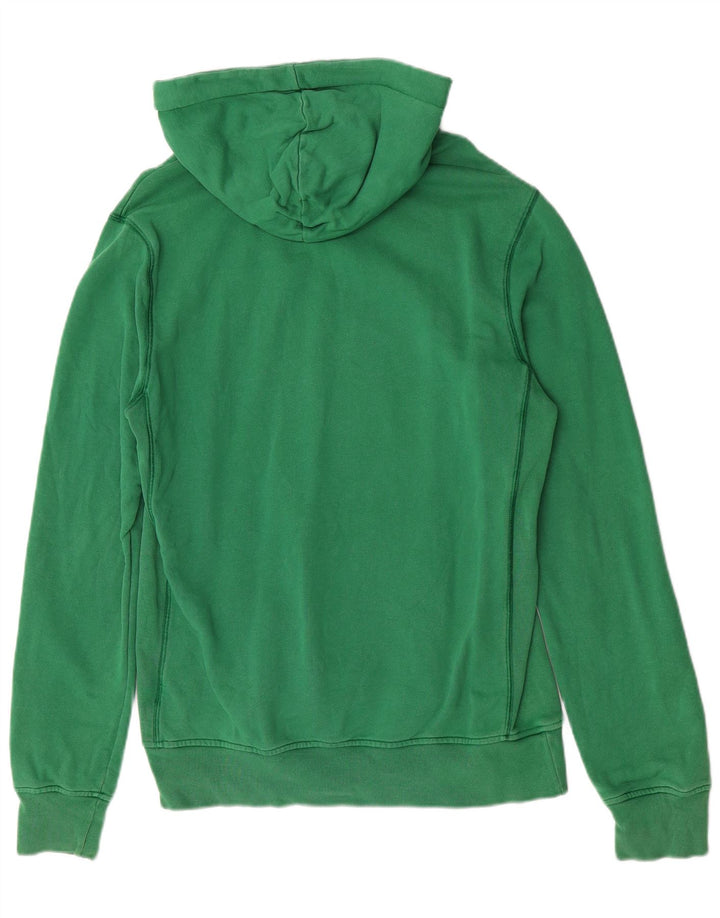 Converse Mens Graphic Hoodie Jumper Large Green Cotton