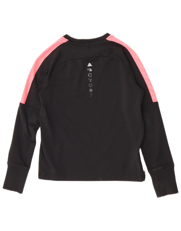 Nike Boys Dri Fit Graphic Sweatshirt Jumper 10-11 Years Medium Black