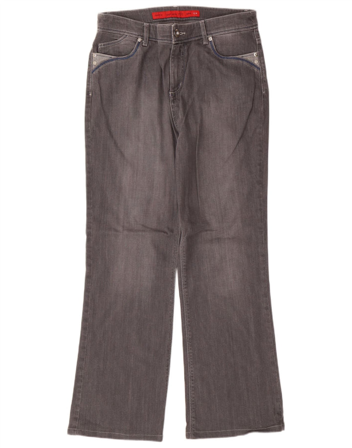 PER UNA Womens Roma Bootcut Jeans UK 12 Medium W30 L28 Grey Cotton