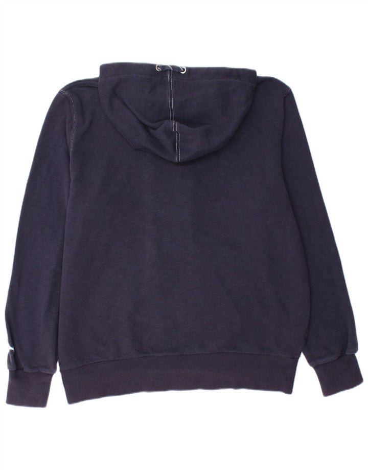 PUMA Mens Graphic Zip Hoodie Sweater Medium Navy Blue