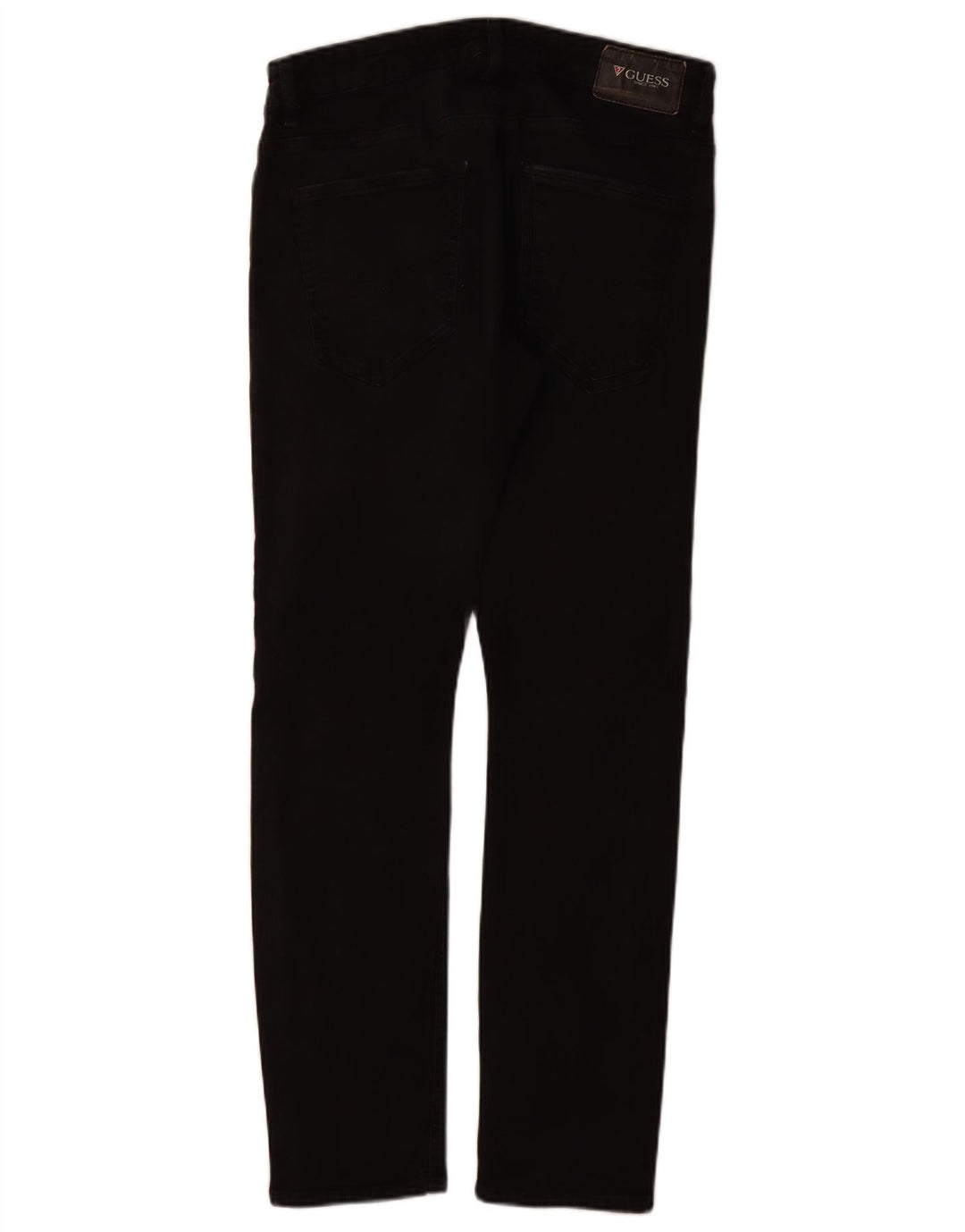 Guess Mens Slim Jeans W31 L31 Black Cotton