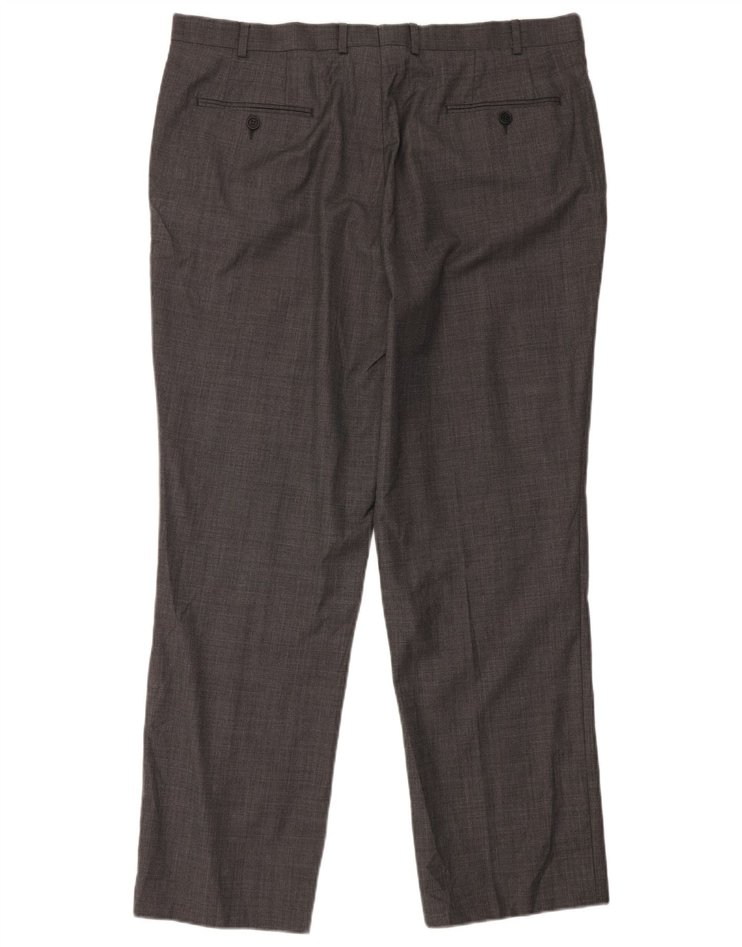 TED BAKER Mens Straight Suit Trousers W40 L32 Grey Wool