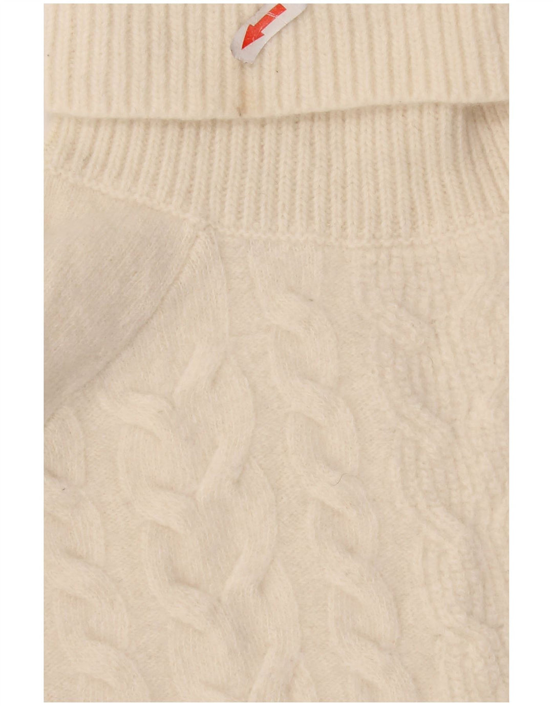 Reiss Womens Roll Neck Jumper Sweater UK 14 Medium Off White Wool