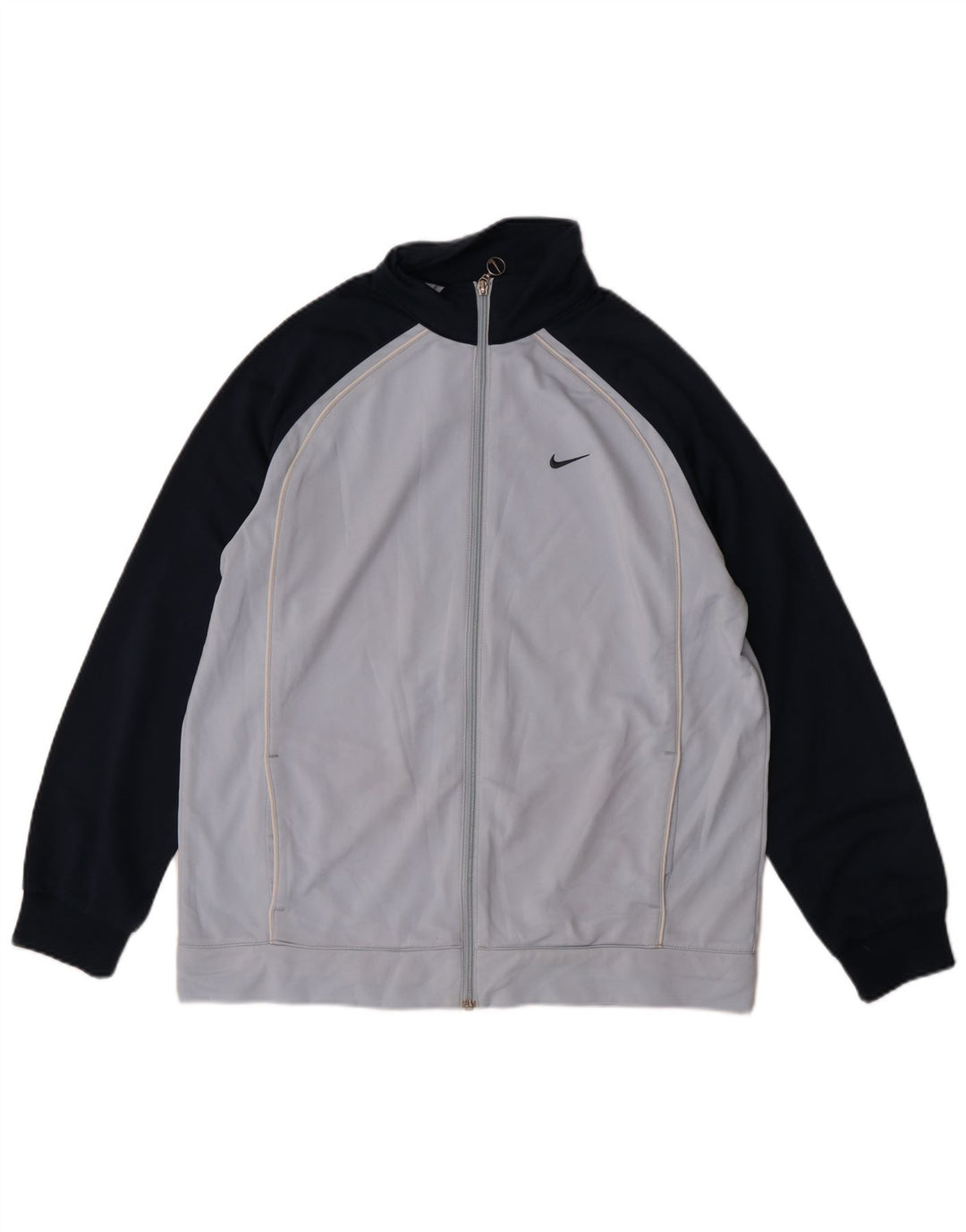 Nike Boys Graphic Tracksuit Top Jacket 13-14 Years XL Blue Colourblock