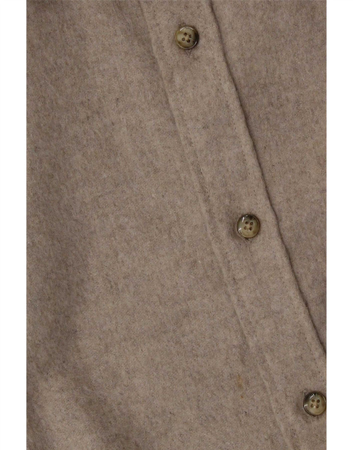 Reiss Mens Overshirt Shirt XL Grey Acrylic
