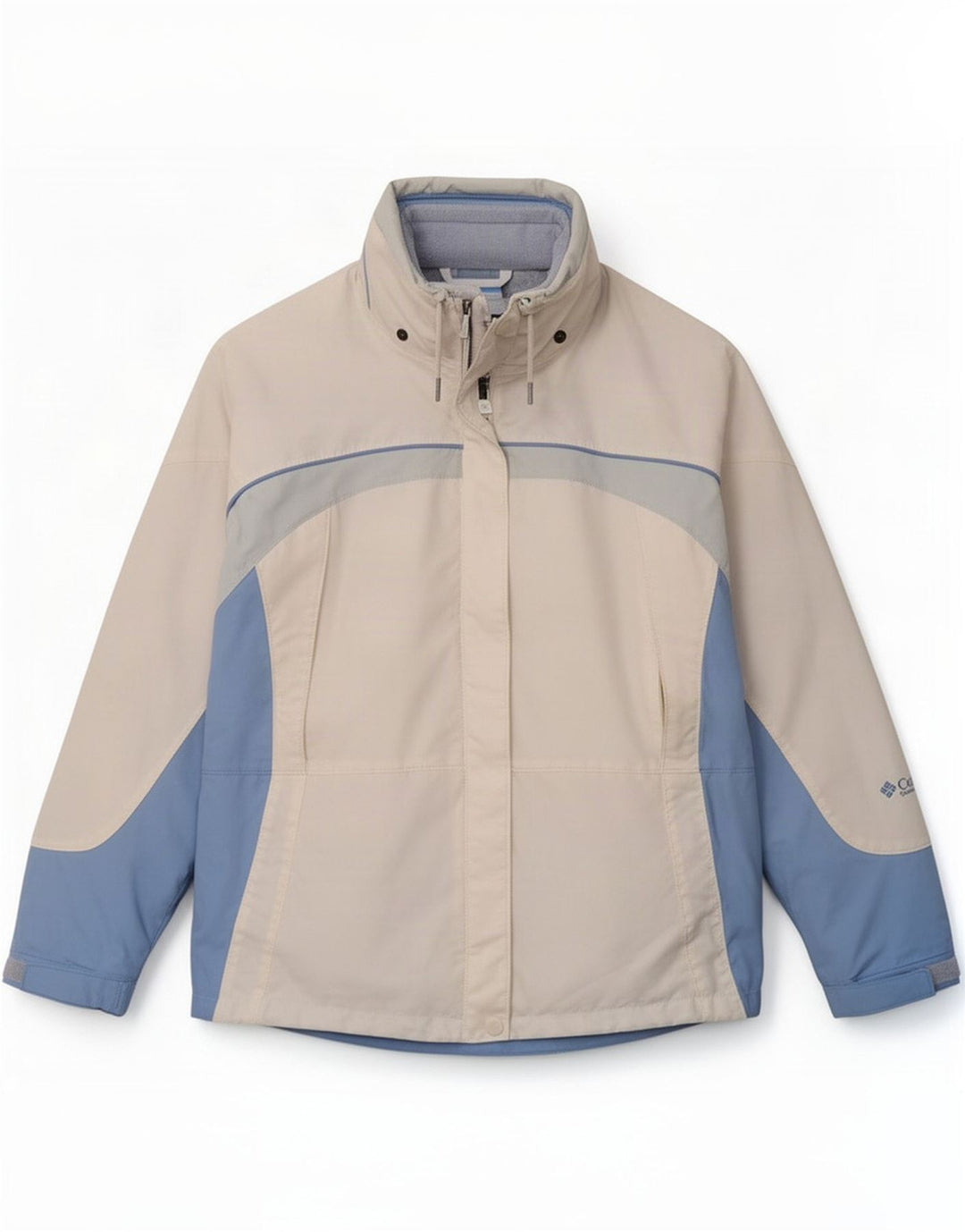 Columbia Womens Interchange Windbreaker Jacket UK 16 Large White
