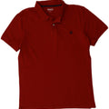 TIMBERLAND Mens Slim Fit Polo Shirt Medium Red Cotton