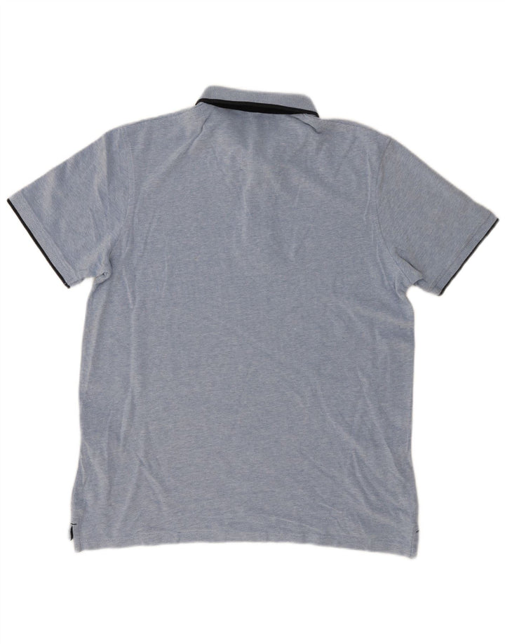 Jack & Jones Mens Polo Shirt XL Blue Cotton