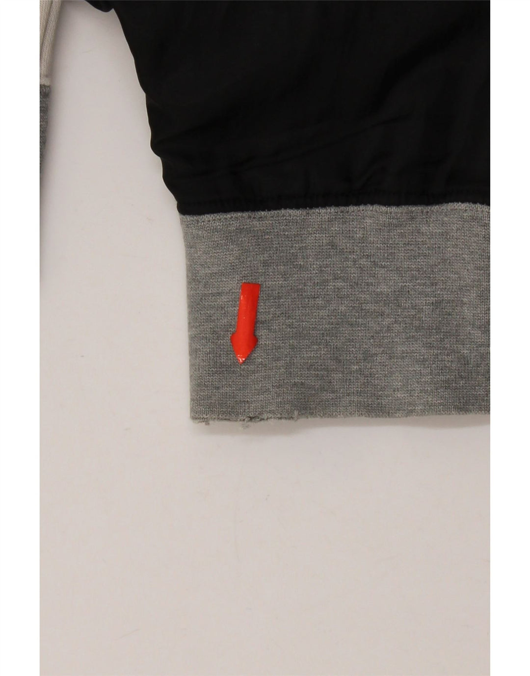 Nike Mens Graphic Zip Hoodie Sweater Medium Black Colourblock Cotton