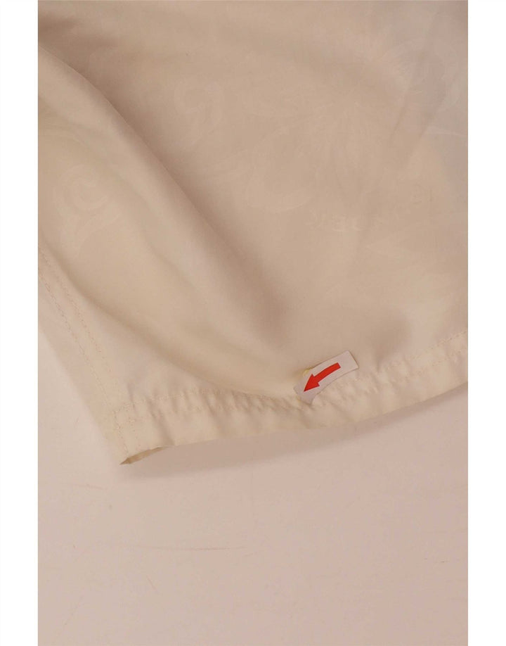 Sundek Mens Graphic Regular Swimming Shorts Large White Colourblock Beach