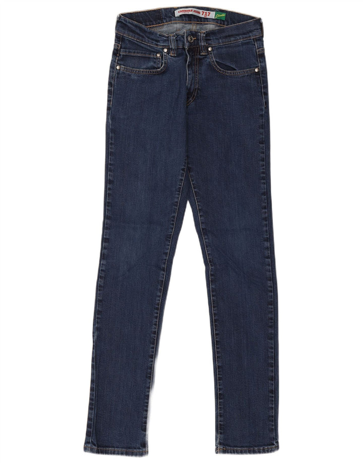 Carrera Womens 717 Slim Jeans W29 L33 Navy Blue Cotton
