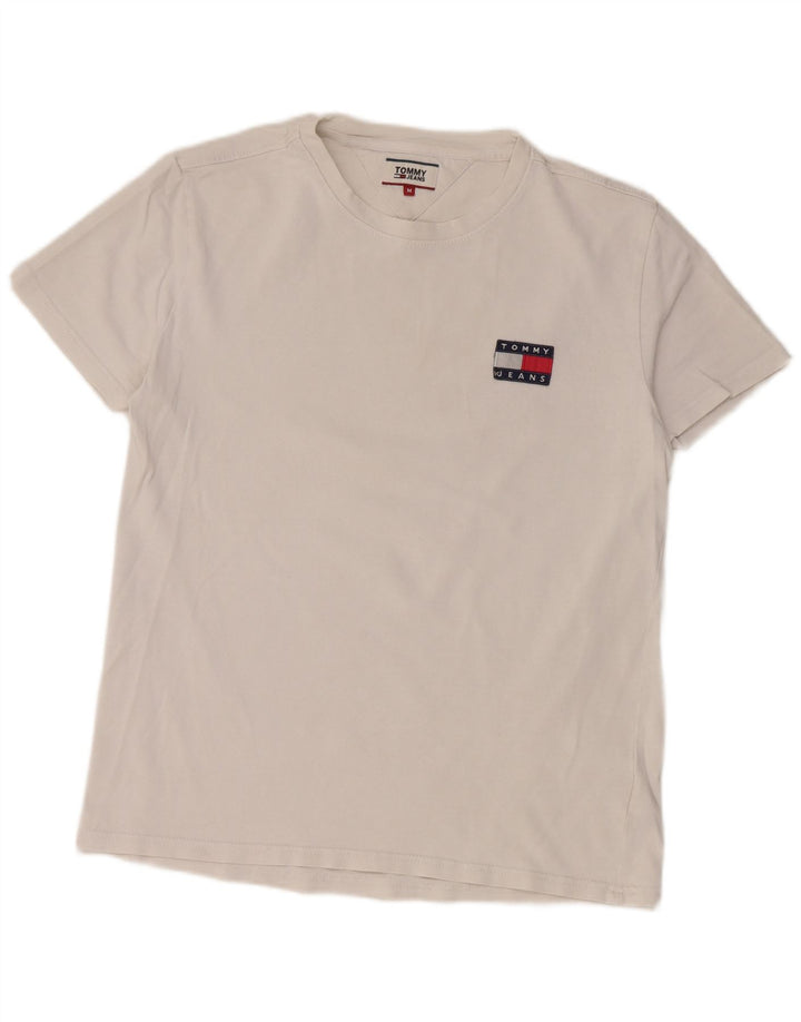 Tommy Hilfiger Mens T-Shirt Top Medium White Cotton