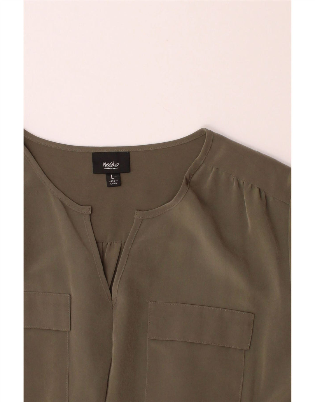 MOSSIMO Womens Long Sleeve A-Line Dress UK 16 Large Green Polyester Vintage Mossimo and Second-Hand Mossimo from Messina Hembry 