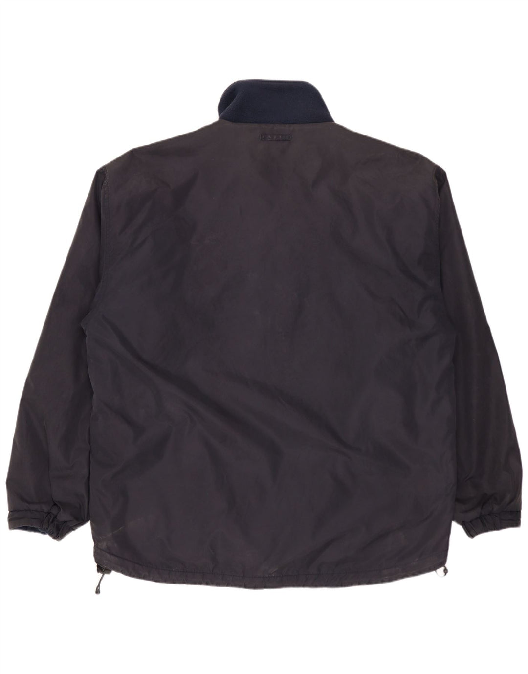WOOLRICH Mens Reversible Jacket UK 40 Large Navy Blue Nylon