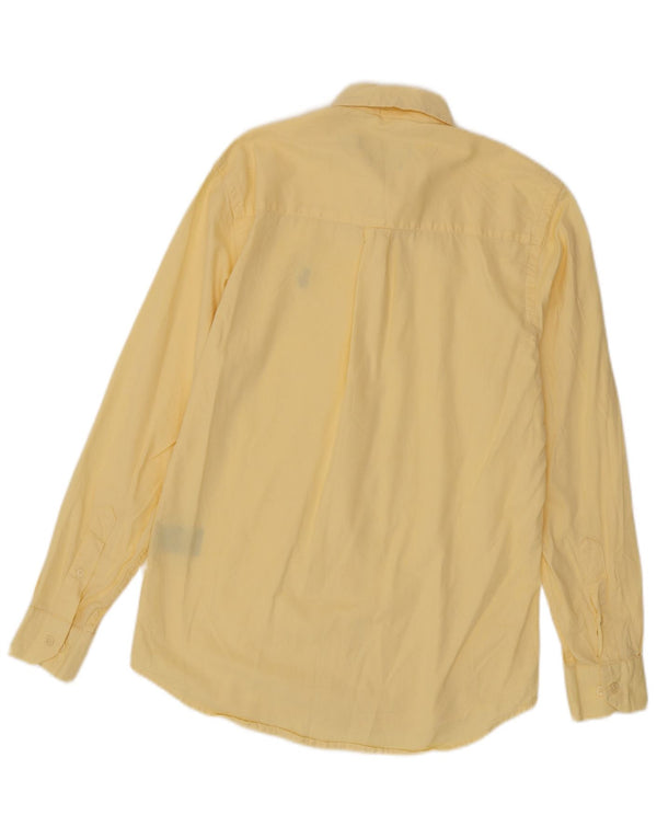 Ralph Lauren Mens Classic Fit Shirt Medium Yellow Cotton