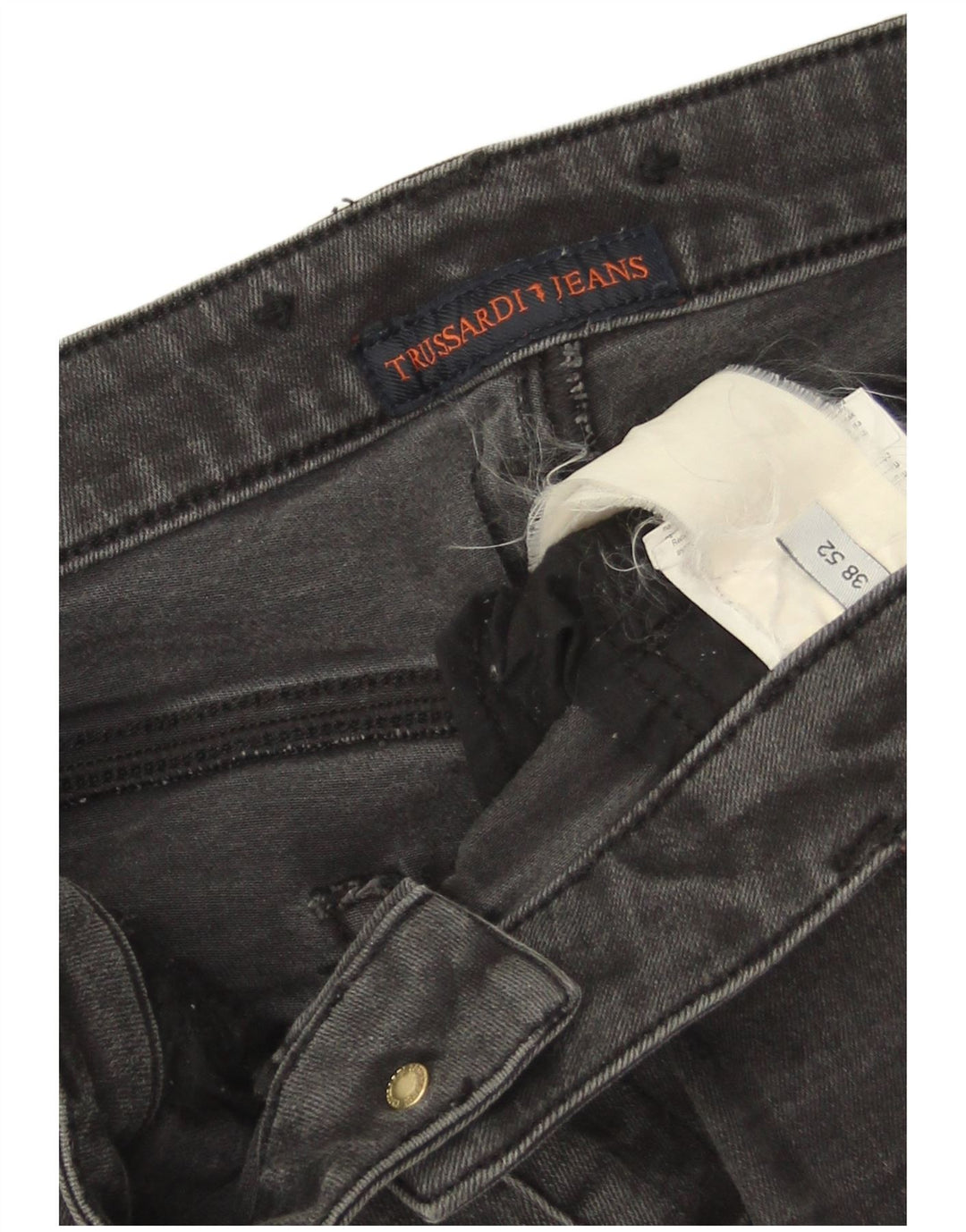 Trussardi Mens Slim Jeans IT 52 XL W38 L32 Grey