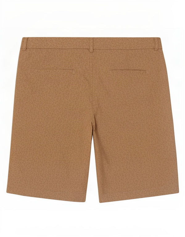 Marks & Spencer Womens Chino Shorts UK 18 XL W38 Beige Floral Cotton