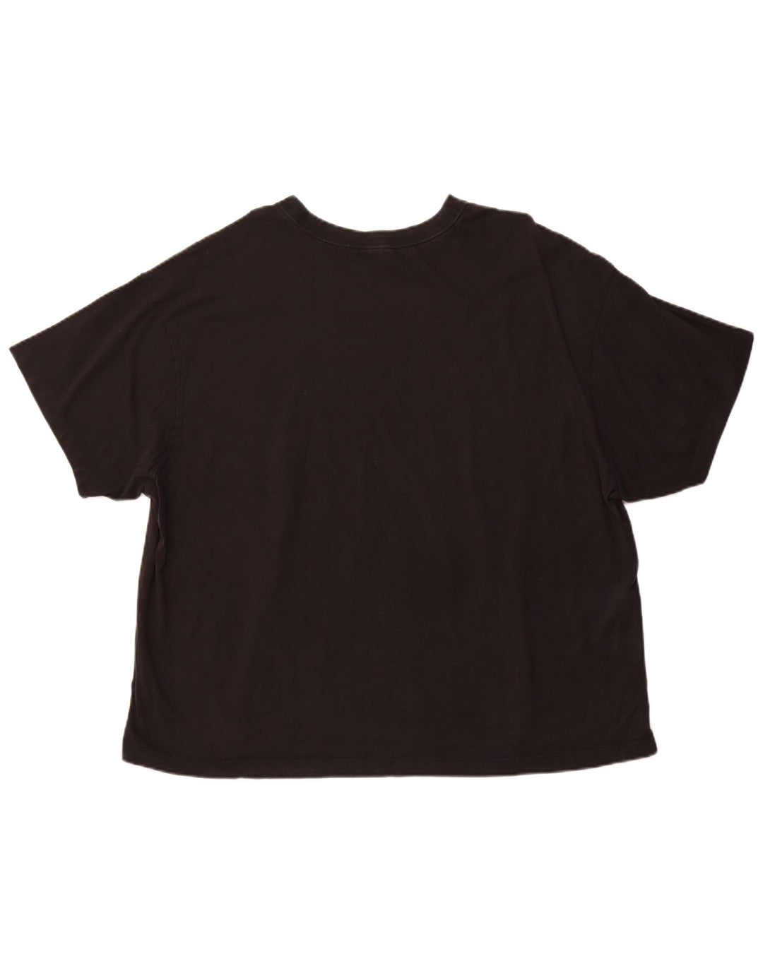 NIKE Womens T-Shirt Top UK 20 2XL Black Cotton