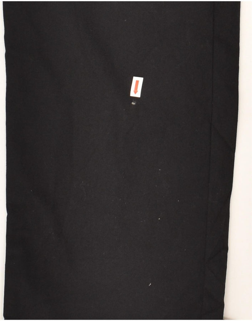 DICKIES Womens Straight Chino Trousers W30 L31 Black Polyester | Vintage Dickies | Thrift | Second-Hand Dickies | Used Clothing | Messina Hembry 