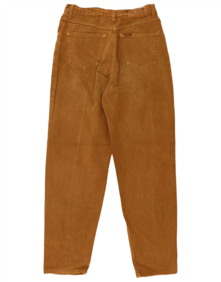 Rifle Mens Tapered Jeans W32 L30 Brown Cotton