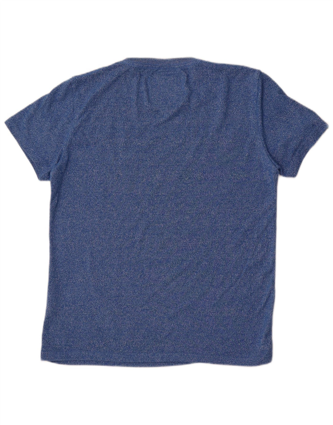 Superdry Mens Graphic T-Shirt Top Medium Blue Flecked Cotton