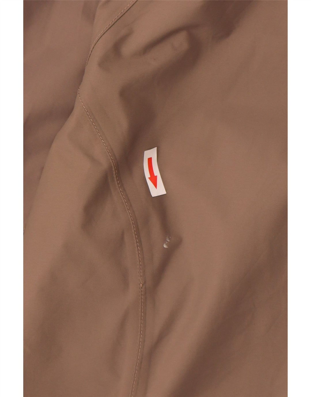 The North Face Mens Hooded Rain Jacket UK 38 Medium Beige Nylon