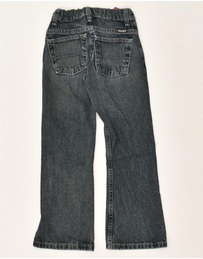 WRANGLER Boys Bootcut Jeans 7-8 Years W20 L21 Blue Cotton | Vintage Wrangler | Thrift | Second-Hand Wrangler | Used Clothing | Messina Hembry 