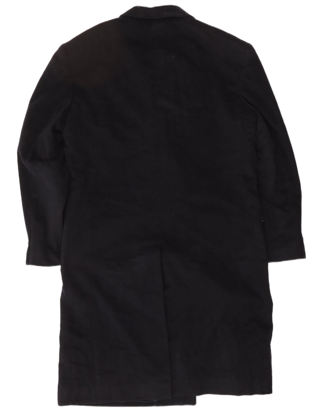 LUCA D'ALTIERI Mens Double Breasted Coat IT 48 Medium Navy Blue Classic