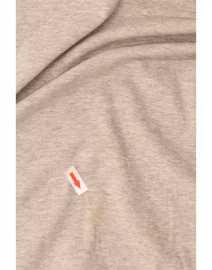 Nike Mens T-Shirt Top Large Grey Cotton