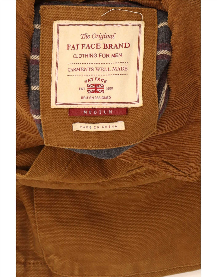 Fat Face Mens Utility Jacket UK 38 Medium Brown Cotton