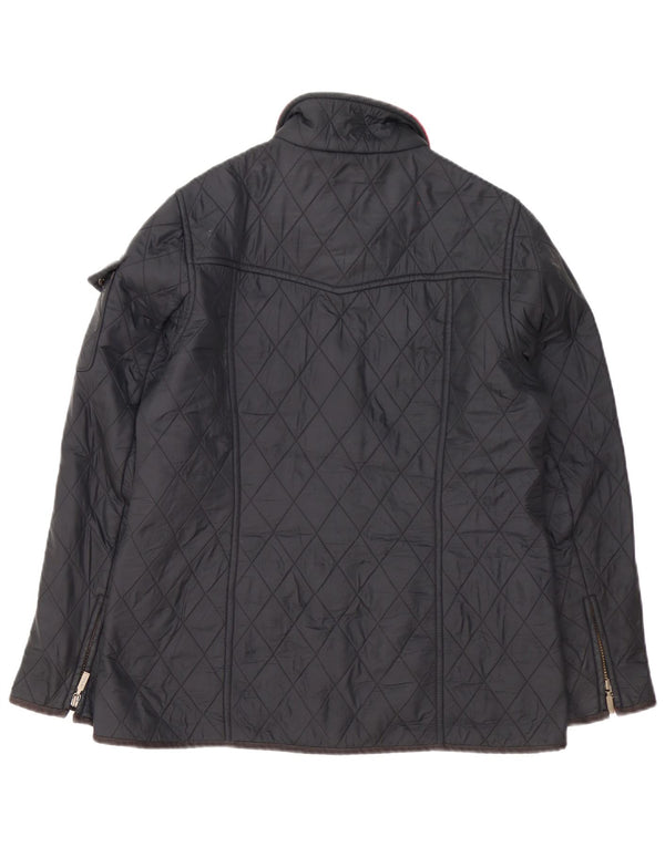 Barbour Womens Quilted Jacket UK 14 Large Black